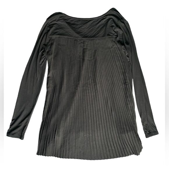 WHBM Pleated Chiffon Back Long Sleeve     - Picture 6 of 6